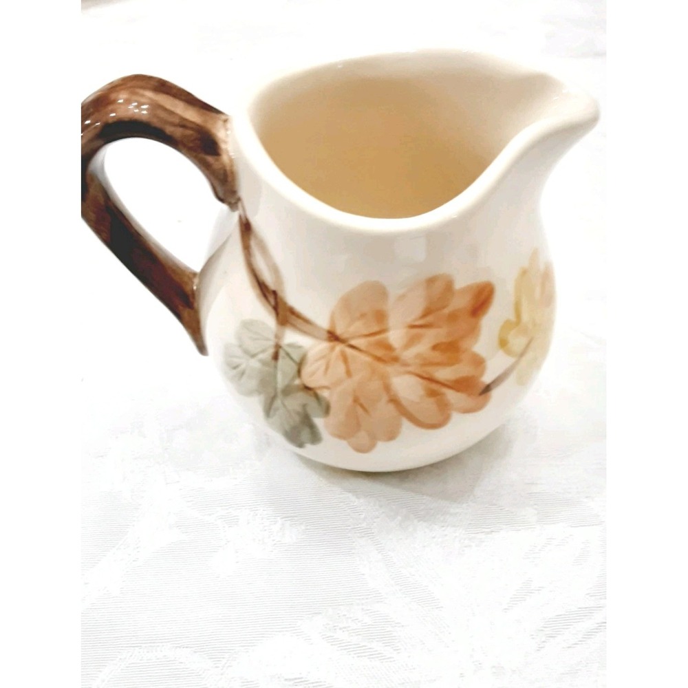 FRANCISCAN October Creamer Fall Leaves Multicolor USA Vintage